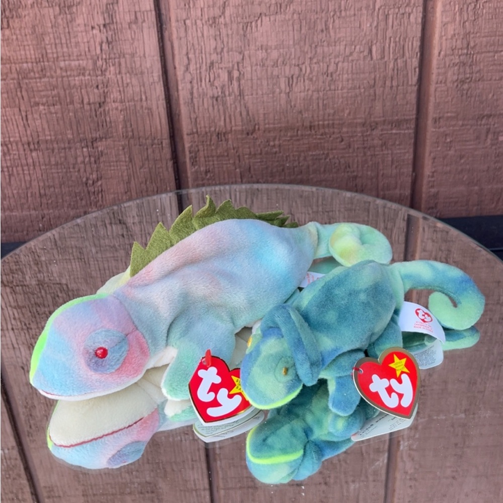 ‘97 - TY Iggy the Iguana Beanie Baby & Teenie Beanie Baby